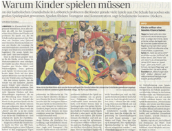 Warum Kinder spielen müssen