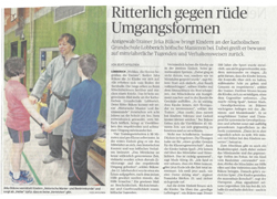 Ritterlich gegen rüde Umgangsformen