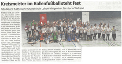 Kreismeister im Hallenfußball steht fest
