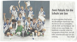 Zwei Pokale für die Schule am See